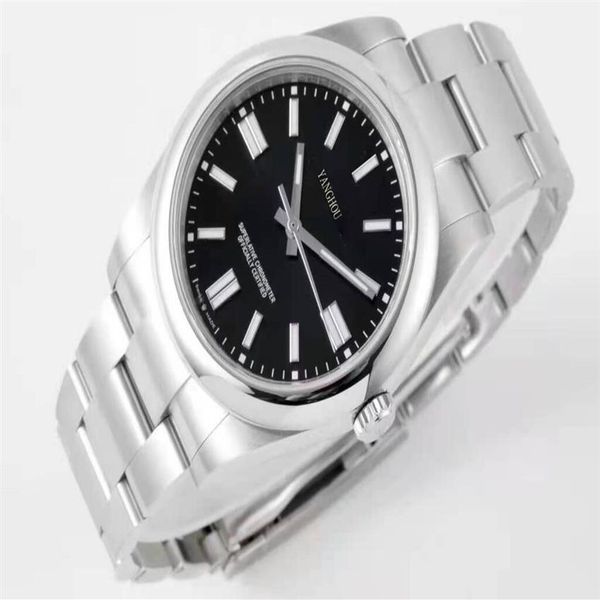 

7 colour 41mm mens waterproof watches silver black green red dial automatic cal 3230 gm factory 904l steel men r124300 eta luminou261w, Slivery;brown