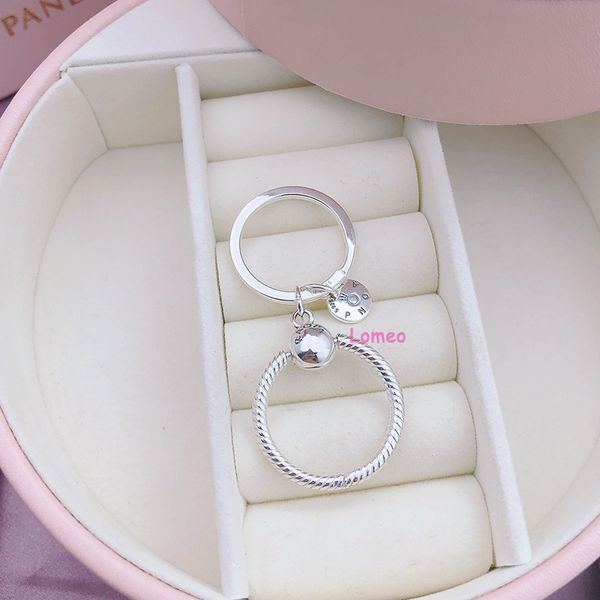 

the new popular 925 sterling silver autumn original small bag ceiling pandora keychain is suitable for diy style pendant, Bronze;silver