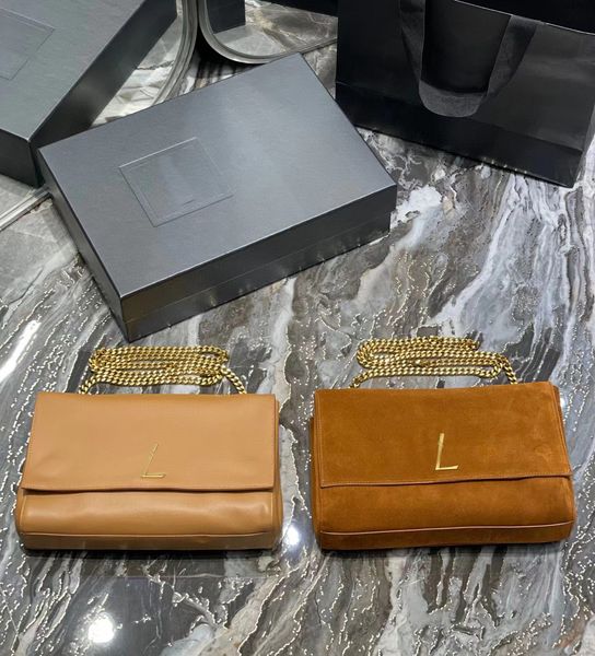 

designer clutch bag double spelling leather ladies shoulder crossbody bag equivalent to have two bags huge value