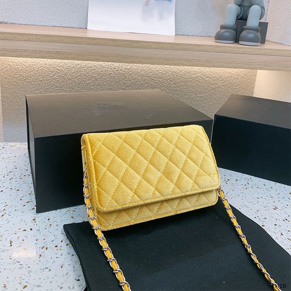 

fashion handbag designer bags velvet messenger crossbody bag luxury card holder shoulder wallets purses women chain handbags wallet luxuriou