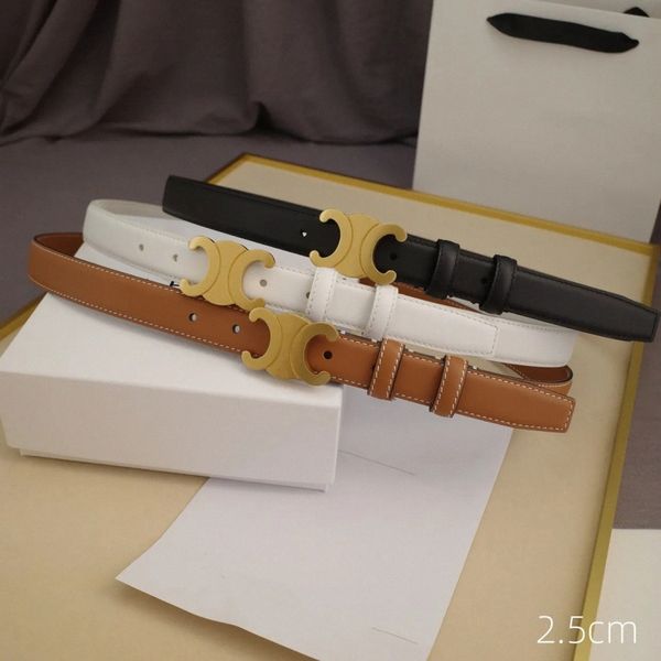 

designer belts for men womens luxury personality cintura smooth gold buckle leather ladies classic casual ceinture girdle width 2.5cm with b, Black;brown