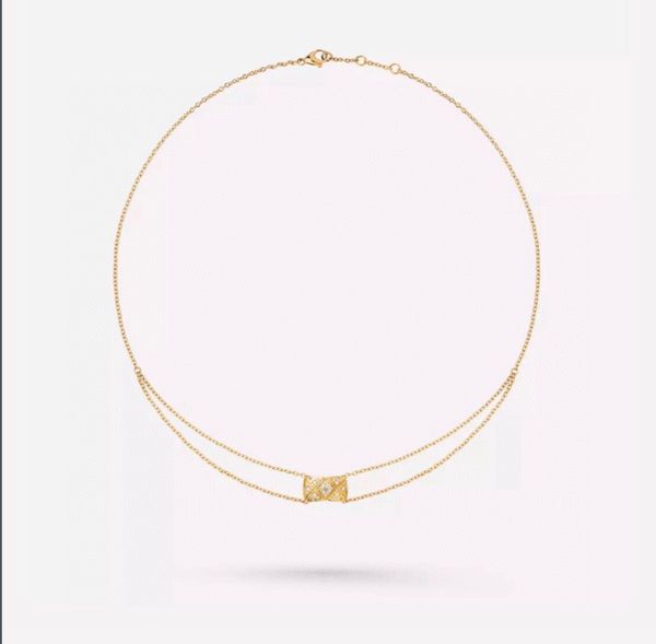 

coco crush moon necklace new in luxury fine jewelry chain necklace for womens pendant k gold heart designer ladies fashion with packing box, Silver