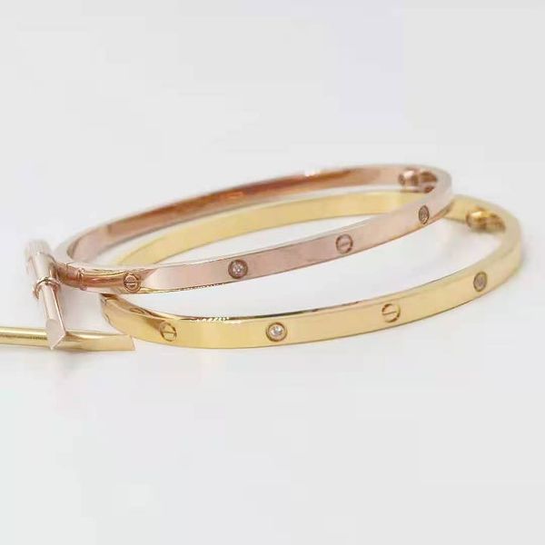 

designer bracelets branded women luxury bangle designer letter crystal gold bracelet plated wedding steel lovers gift jewelry, Black