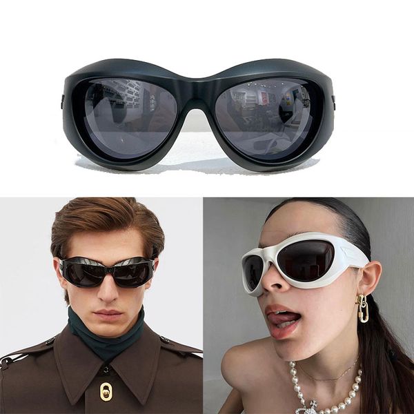 

sunglasses for women limited series explosion 1087s printing frame brand designer runway cut sunglasses men original box, White;black