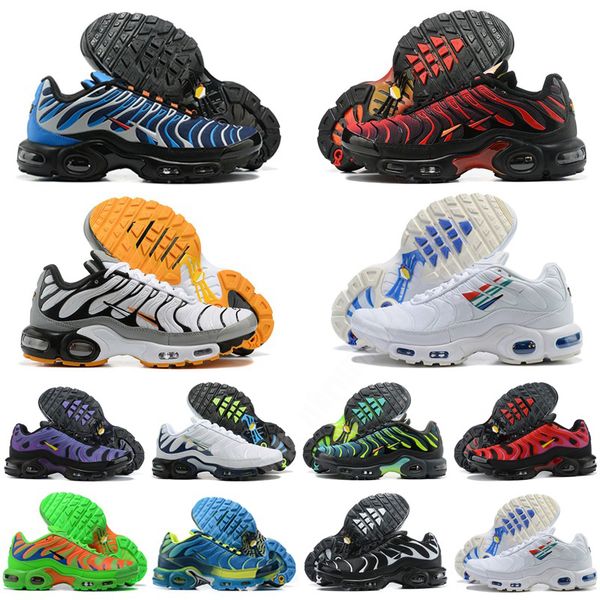 

mens tn running shoes tns og triple black white be true max plus ultra seafoam grey frost pink teal volt blue crinkled metal tns requin desi