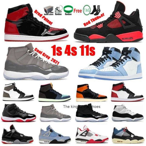 

2022 jorden basketball shoes 4 red thunder 1 university blue hyper royal shadow dark mocha 4s white oreo black cat pure money 11 space jam