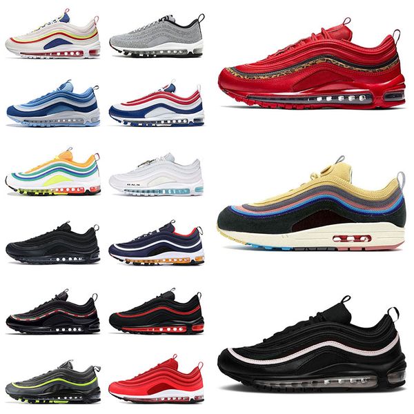 

sean wotherspoon og 97 97s running shoes quality mens mschf x inri jesus barely rose indigo storm undefeated black south beach white ice men