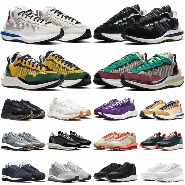 

waffle vaporwaffle running shoes men women trainers pegasus sail black white gum game royal tour yellow ldwaffle ldv outdoor sports mens wom