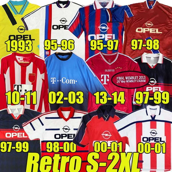 

2013 14 retro soccer jerseys 1991 92 93 94 95 96 97 98 99 00 01 02 bayern santa cruz daei papin elber zickle lizarazu effenberg matthaus kli, Black;yellow