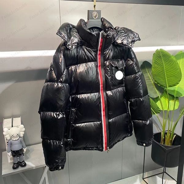 

parkas mens winter salzman down jackets parkas light windbreaker hoodie black white puffer outerwear man italy italian luxury