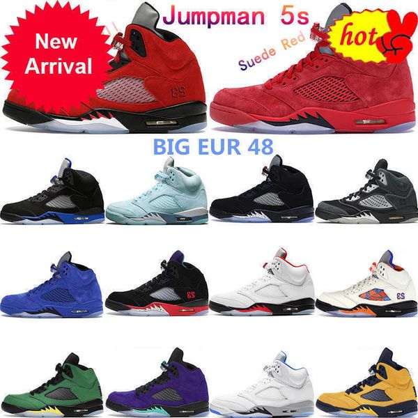

og 2023 high big eur 48 jumpman 5s unc basketball shoes 5 men raging bull 3 black metallic fire red hyper royal what the bluebird oregon mic
