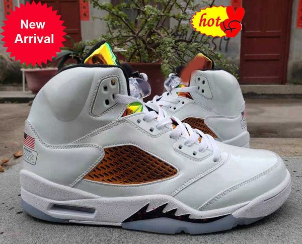 

og 2023 high 5s raging red mens basketball shoes jumpman 5 hyper royal alternate grape laney blue white cement men trainers outdoor sports s