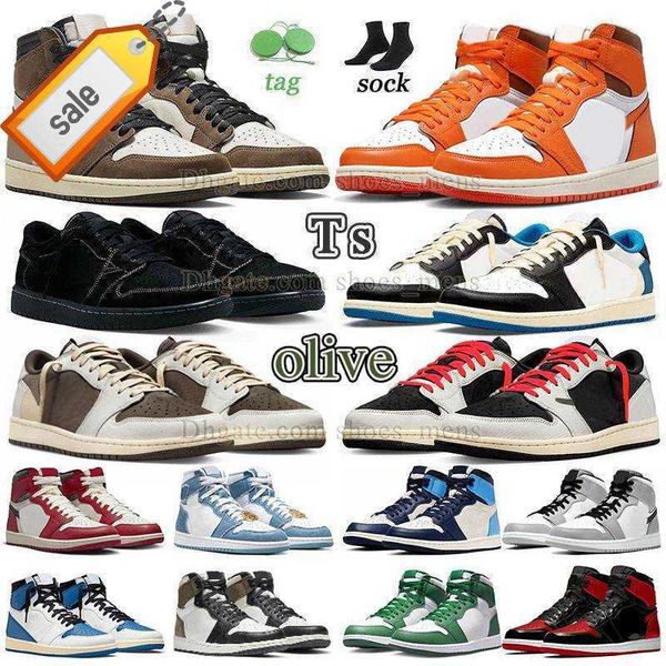 

jumpman 1 high starfish basketball shoes mens womens ts 1s low sail black phantom og olive reverse dark mocha j1 cactus jack denim fragment