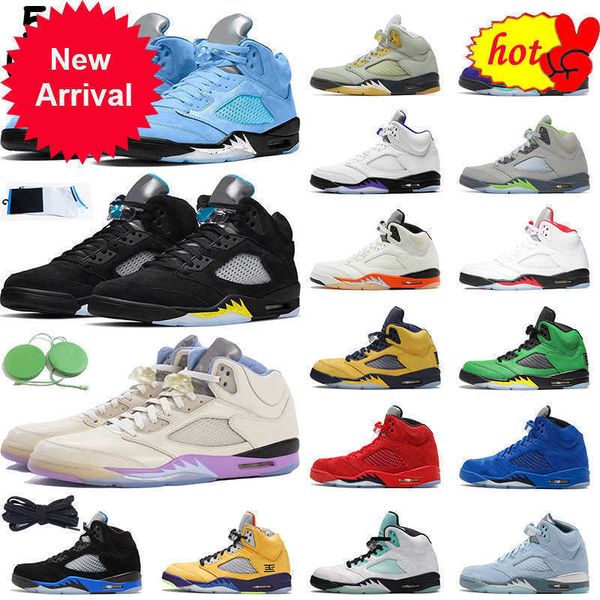 

og 2023 high basketball shoes mens trainer retro racer blue sail raging bull 5s unc men jumpman 5 aqua mars for her concord