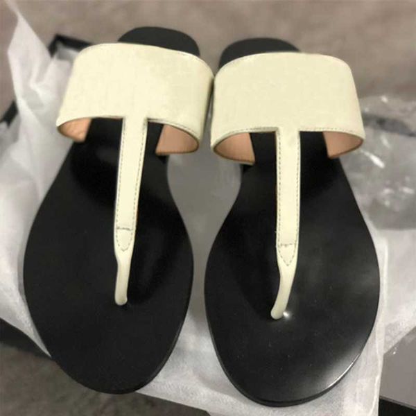 

womens fashion slides slipper sandal black brown leather thong sandals girls ladies summer beach causal slippers large size 36-42