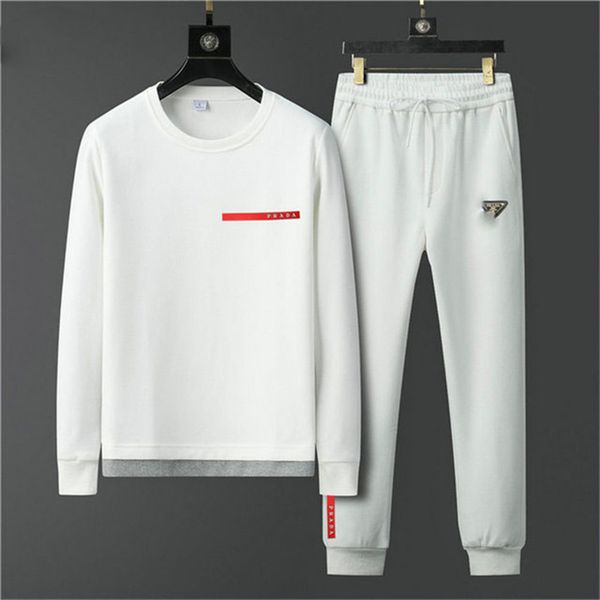 

mens set tracksuits designer jacket fashion men woman tech fleece outerwear man sports pants joggers trousers size -3xl #14, Gray