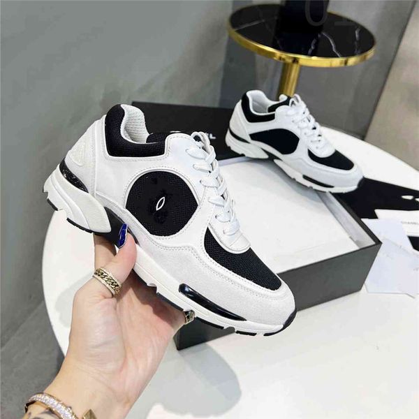 

luxury design bowling shoes channel 2023 fashionable men and women leather canvas letter logo casual outdoor sports running shoes 04-015