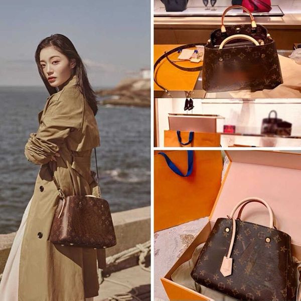 

luxurys designers handbags purses bag women tote brand letter embossing genuine leather shoulder bags crossbody bag 41056