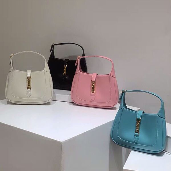 

luxurys designer bags women shoulder underarm bags handbag crossbody fashion classic horse buckle jackies leather bag 1961 clutch totes wall