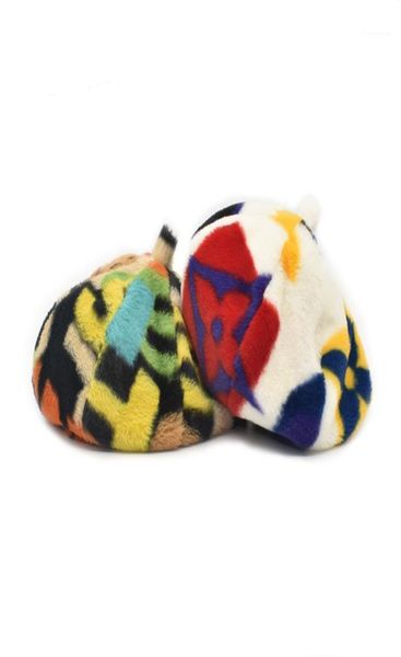 

berets female winter warm octagonal hats beret tide outdoor painter cap retro sboy fashion allmatch hat17593203, Blue;gray