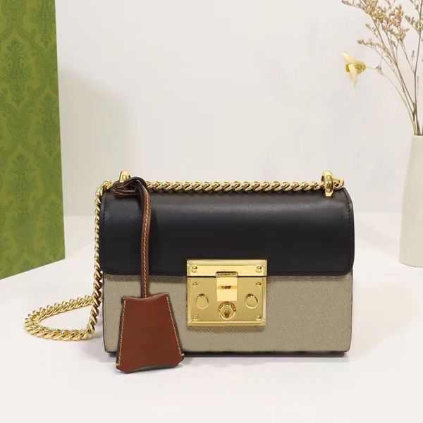 

designer padlock shoulder bags women handbags bag serial number inside handbag genuine leather purse, Black;red