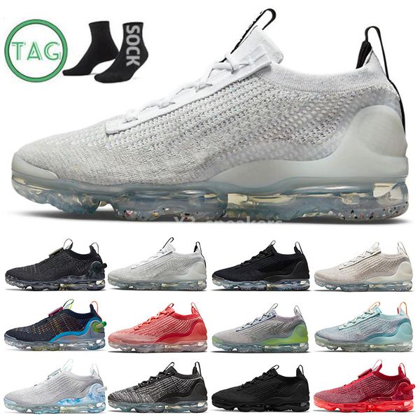 

2022 fk mens running shoes fly 3.0 oreo pink purple triple black white south beach desert sand vivid sunset tint pure platinum light bone x3