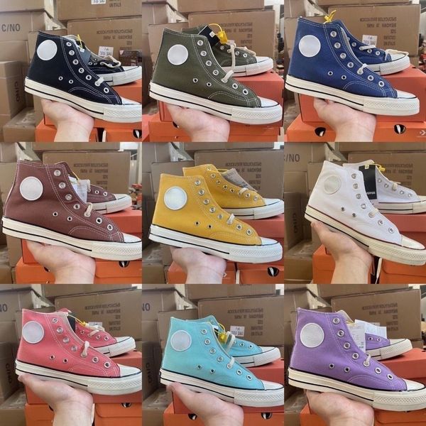 

2022 classic casual men womens canvas shoes star sneakers chuck 70 chucks 1970 1970s all sneaker platform stras black logo shoe