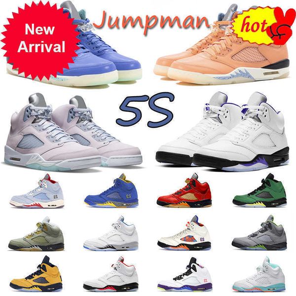

og basketball 2023 high shoes 5 5s jumpman men women basketball shoes concord easter green bean unc camo outdoor sport sneakers trainers