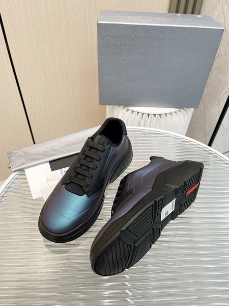 

men sneakers polarius casual shoes nylon environment friendly triangle pattern materials breathable upper foam light soles formal shoes, Black