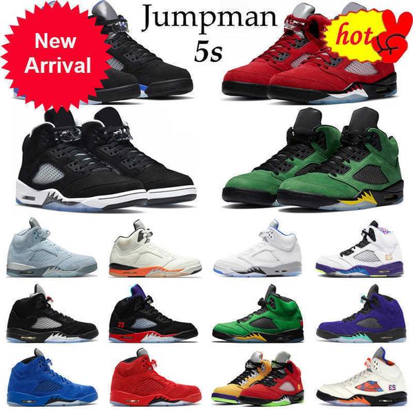 

og 2023 high ale jumpman 5 basketball shoes 5s racer blue raging red stealth 2.0 alternate grape oreo oregon ducks mens trainers sport sneak