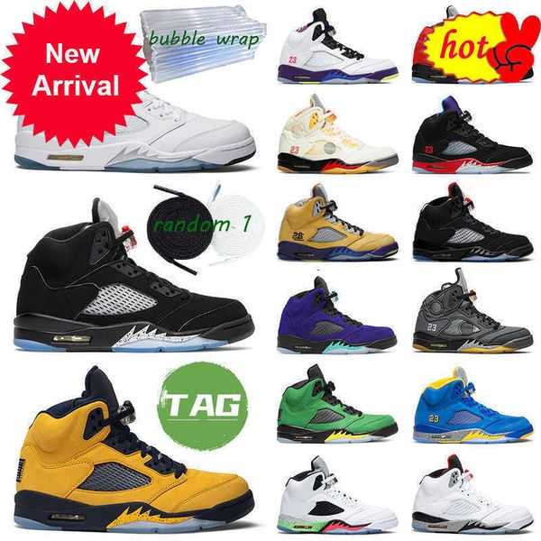 

og basketball 2023 high shoes jumpman 5 men basketball shoes 5s camo 3 sail metallic white cement oregon international flight mens trainer s