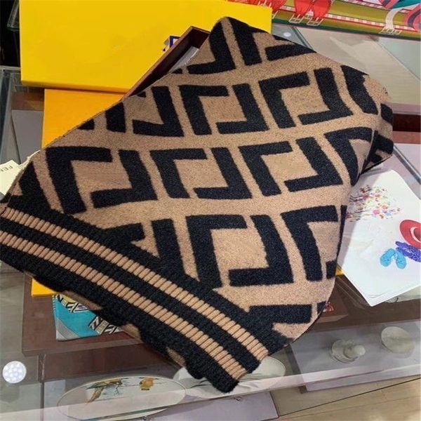 

stylish men and women designer cashmere scarf full letter printed scarves soft touch warm wraps with tags autumn winter long shawls with box, Blue;gray