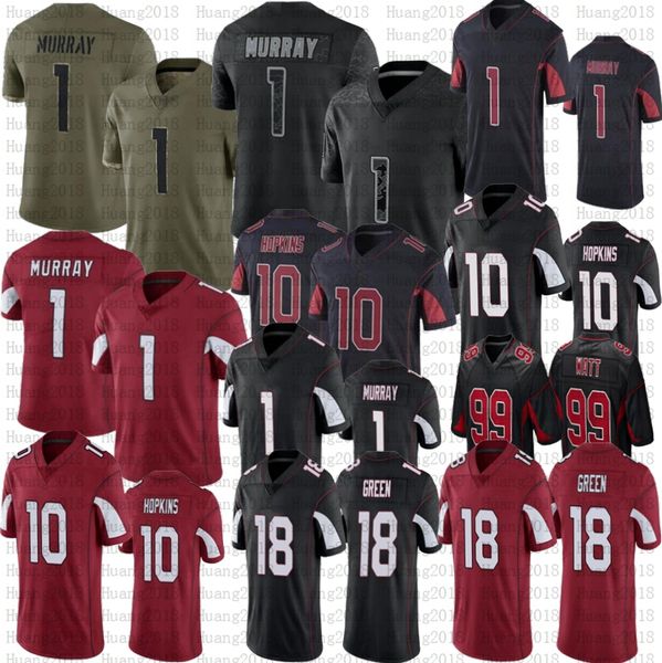 

kyler murray football jersey arizonas j.j. watt cardinal deandre hopkins green, Black;red