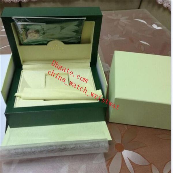 

dark green watches boxes gift case for watch booklet card and papers 116610 116618 116613 114060 0 8kg original box 468, Black;blue