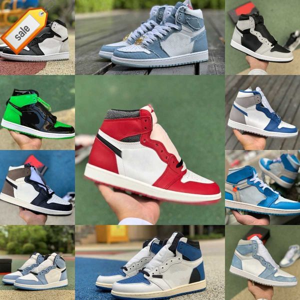 

lost chicago found jumpman 1 1s basketball shoes true turbo blue pine green gorge denim visionaire hyper royal bio hack twist atmosphere