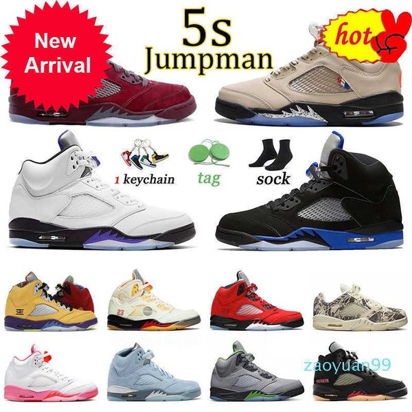 

og 2023 high shoes basketball 5 5s v jumpman sneakers burgundy pinksicle men women low expression fire red psgs sports offs white