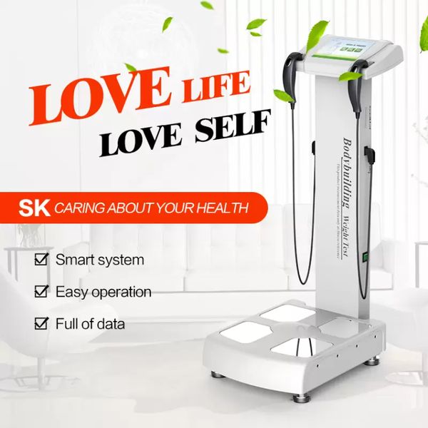 

slimming machine multi function body bia fat analyzer composite health analyser weight measurement full 5 frequency scaler f9