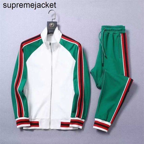 

fashion brand sportswear suit european and american new men's autumn winter leisure sports zipper long-sleeved trousers fashion high-en, Gray