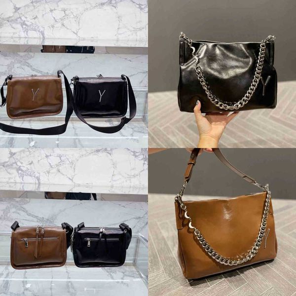 

evening bags satchel women messenger shoulder totes outdoor color matching handbag business men's bucket 220829