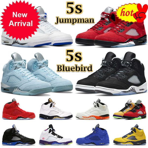 

og 2023 high shoes basketball shoes men 5s jumpman bluebird raging red 5 stealth 2.0 what the white cement metallic blue suede shattered bac