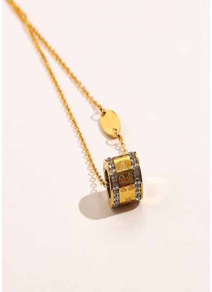 

necklace luxury designer necklaces pendant choker pendant chain fashion women plated stainless steel letter statement jewelry acce1225561, Silver