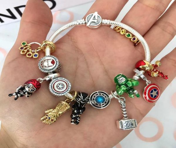 

2022 pandora ma revenge charm jewelry made of 925 sterling silver for bracelet designers 760268c01 790220c01 790783c01 790788c01 72045464, Black