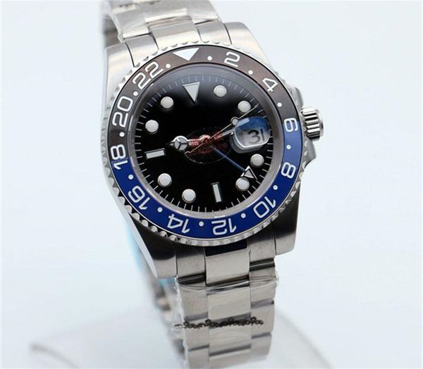 

2023 u1 grade aaa batman gmt ceramic bezel men watch mechanical stainless steel automatic movement designer sports self-wind watches wristwa, Slivery;brown