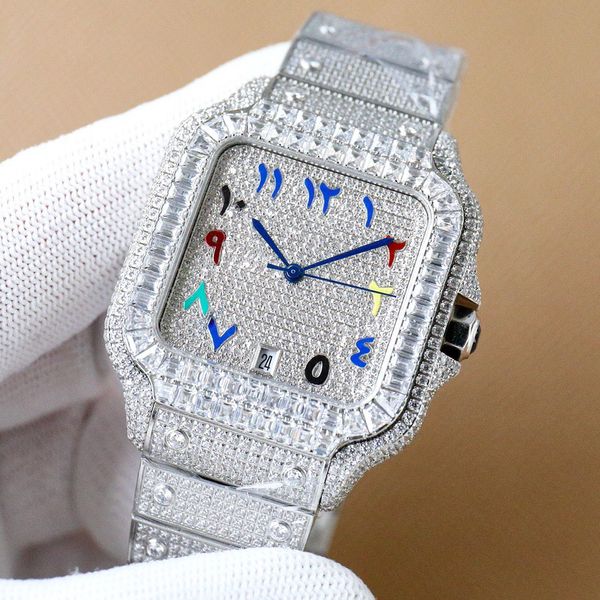 

aaa luxury designer watch diamond watches mens watchs womens highquality ladies movement wristwatch montre automatic mechanical, Silver