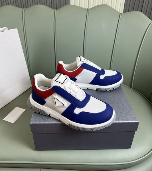 

2023 designer sneakers man shoes genuine leather men trainers loafers casual shoe luxury man formal sandals slippers, Black