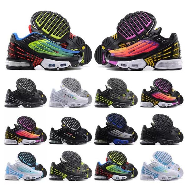 

2023 tuned plus tn 3 running shoes iii halloween laser blue size 12 crater black white olive tn3 bone rainbow tiger crimson red men women