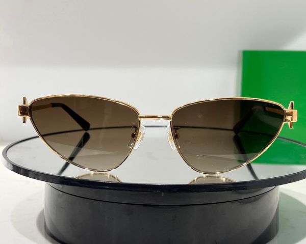 

cat eye sunglasses gold metal/brown gradient women sunglass fashion sunnies shades uv400 eyewear with box, White;black