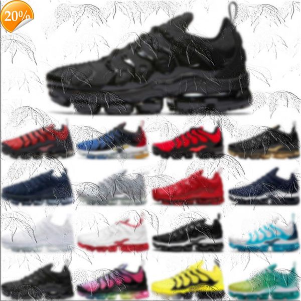 

sandals new 7a tn plus men women running shoes bubblegum triple black atlanta pure platinum cherry mens trainers sports sneakers runners siz