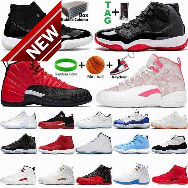 

jumpman og shoe 11 11s 25th anniversary low legend blue bred concord 45 space jam men basketball shoes 12 12s twist indigo reverse flu, Black