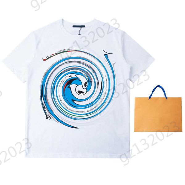 

womens t-shirts front print short sleeve pullover t-shirt classic crewneck loose joker cotton tees style designer women apparel, White